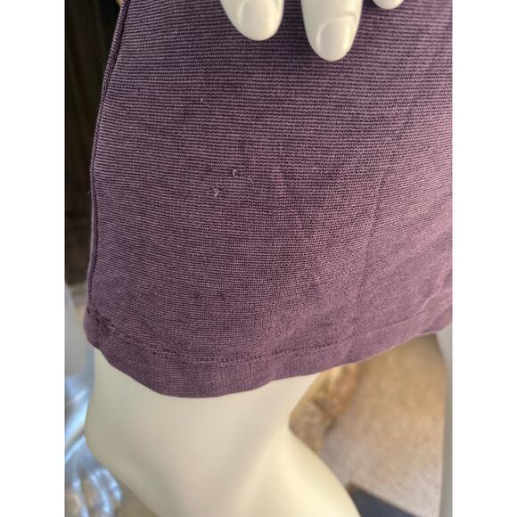Horny Toad Nixi 3/4 Sleeve Purple Tencel Cotton Dress with Zipped Pockets Size S - Picture 6 of 9